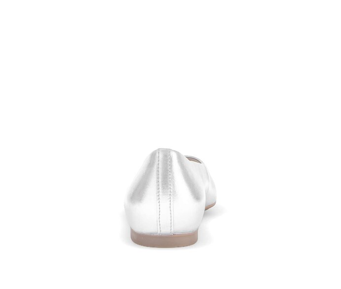 Gabor Eleganter Ballerina Silber - Effektleder