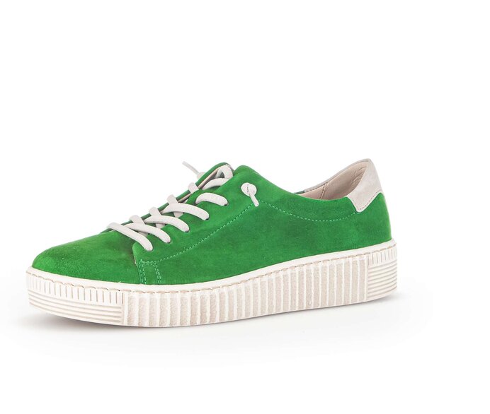 Gabor Sneaker Low Grün - Rauleder