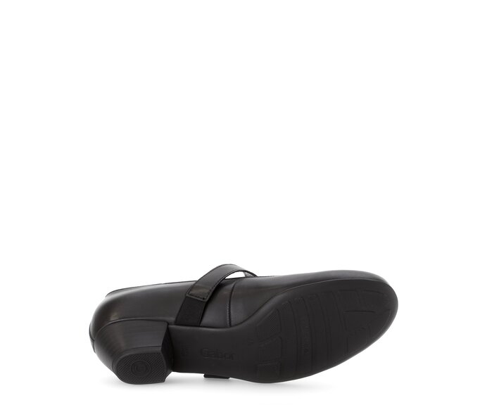 Gabor Spangenpumps Schwarz - Glattleder