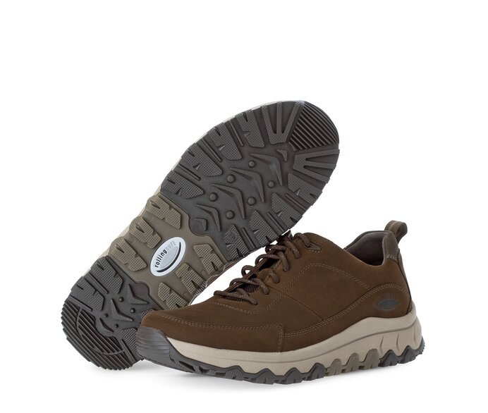 Gabor Rollingsoft Sneaker Low Braun - Nubuk