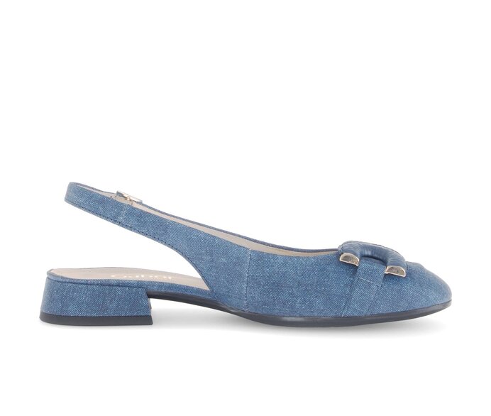 Gabor Slingpumps Blau - Rauleder