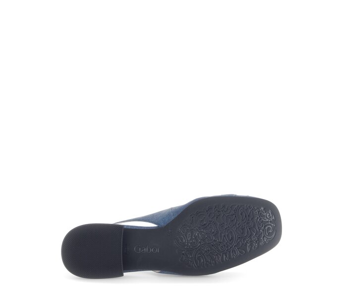 Gabor Slingpumps Blau - Rauleder