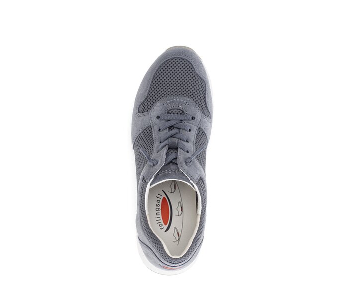 Gabor Sneaker Low Blau - Materialmix Leder/Lederimitat