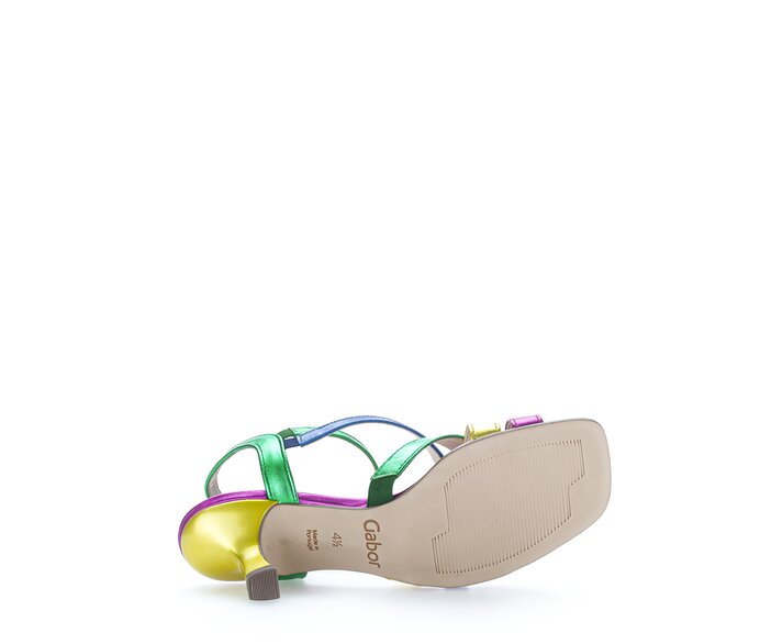 Gabor Riemchensandale Multicolour - Effektleder