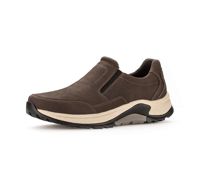 Gabor Rollingsoft Slipper Braun - Nubuk