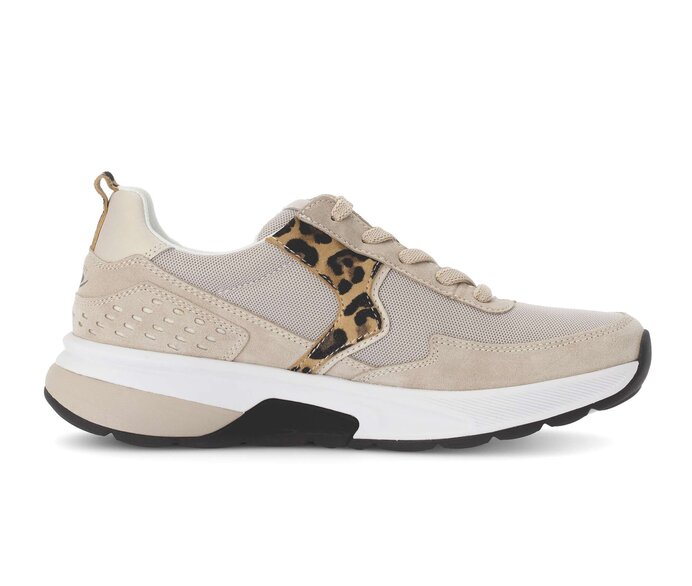 Gabor Sneaker Low Beige - Materialmix Leder/Lederimitat