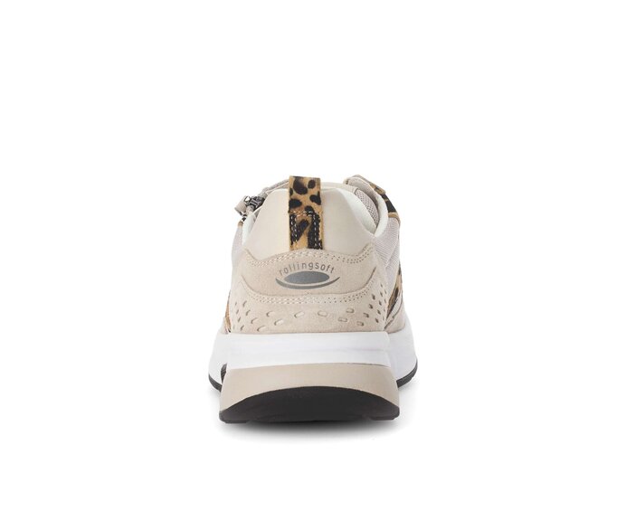 Gabor Sneaker Low Beige - Materialmix Leder/Lederimitat