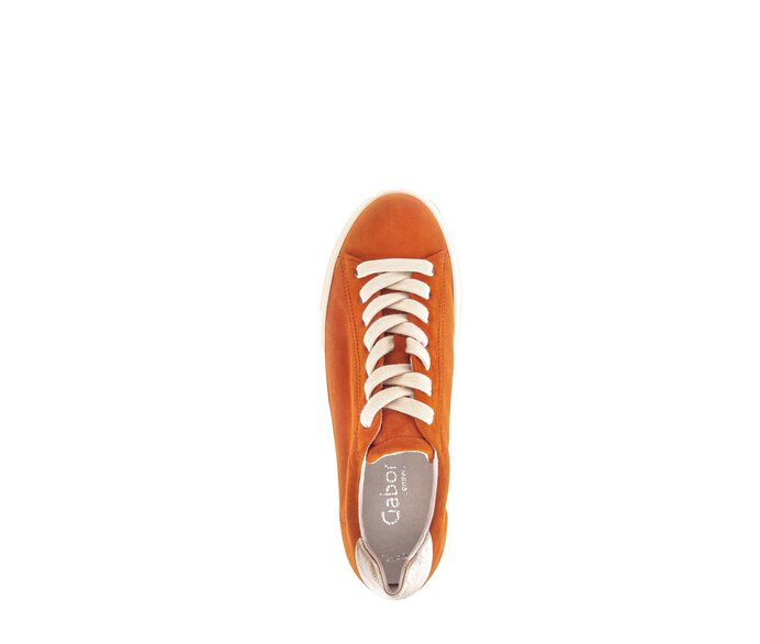 Gabor Sneaker Low Orange - Materialmix Leder