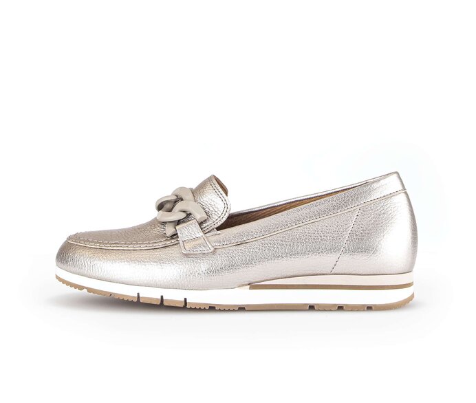 Gabor Slipper Gold - Effektleder