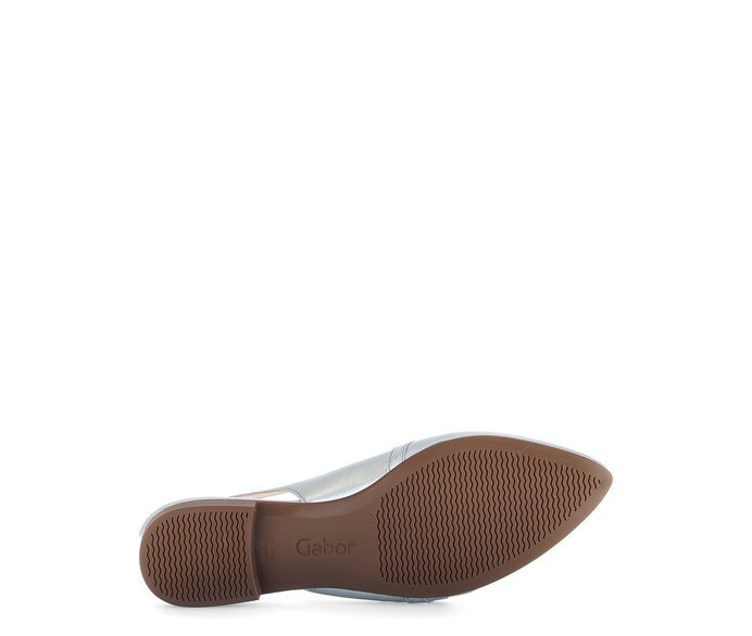 Gabor Slingpumps Silber - Effektleder