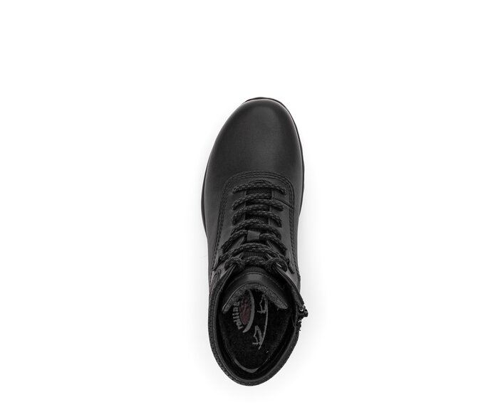 Gabor Sportliche Stiefelette Schwarz - Glattleder