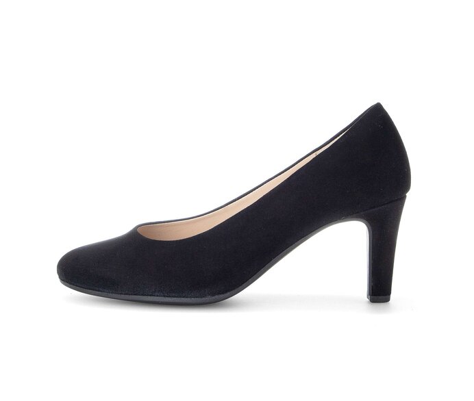 Gabor Eleganter Pumps Schwarz - Rauleder