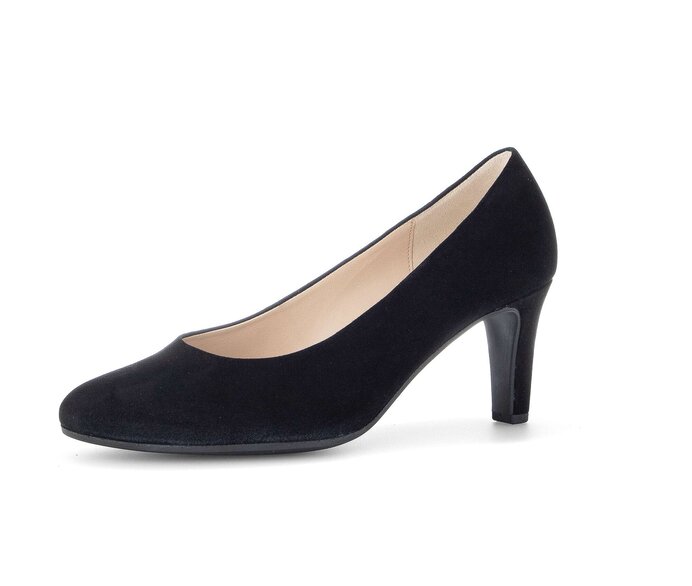 Gabor Eleganter Pumps Schwarz - Rauleder