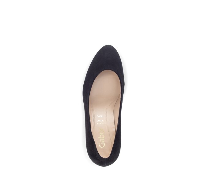 Gabor Eleganter Pumps Schwarz - Rauleder