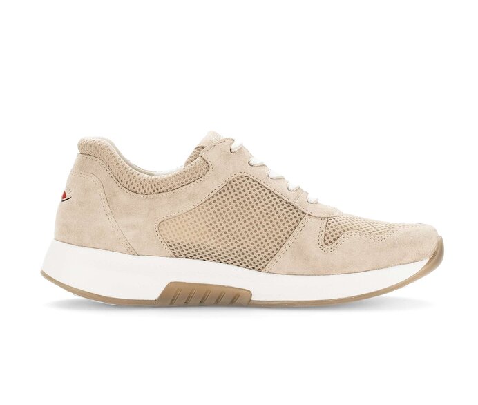 Gabor Sneaker Low Beige - Materialmix Leder/Lederimitat
