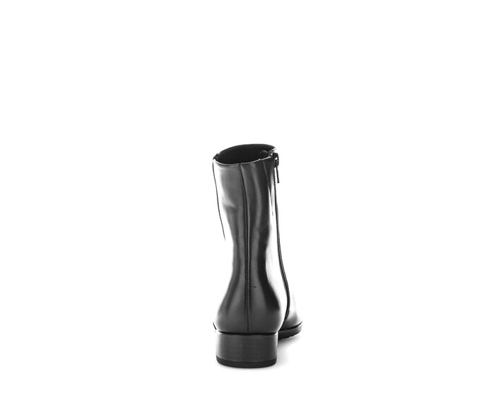 Gabor Sportliche Stiefelette Schwarz - Materialmix Leder
