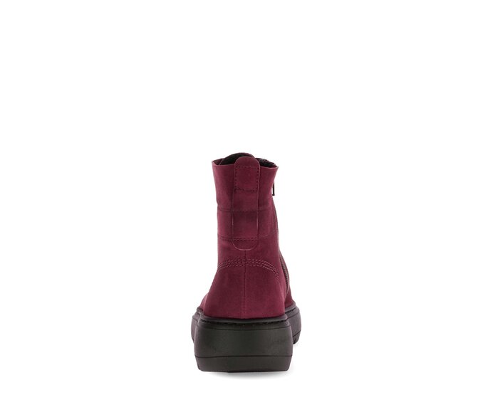 Gabor Sportliche Stiefelette Rot - Rauleder