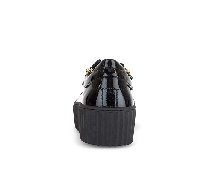 Gabor Sneaker Low Schwarz - Lackleder