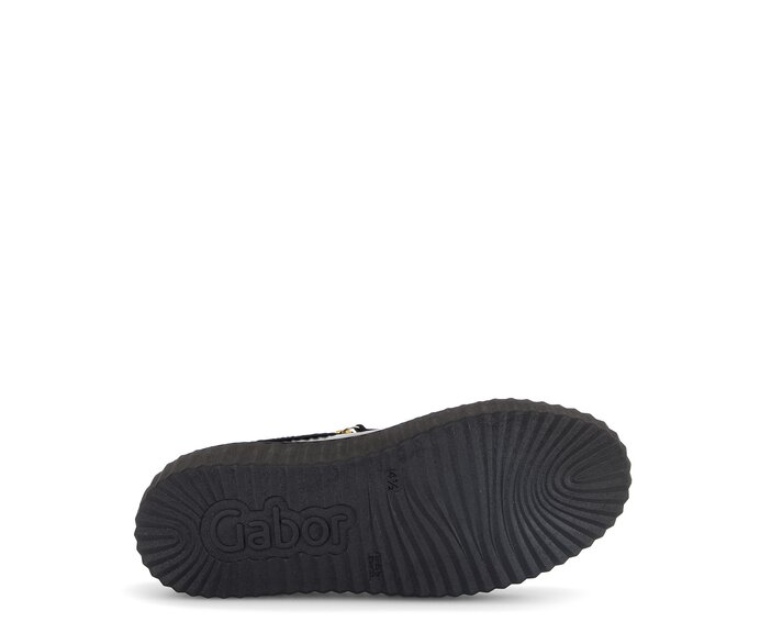 Gabor Sneaker Low Schwarz - Lackleder