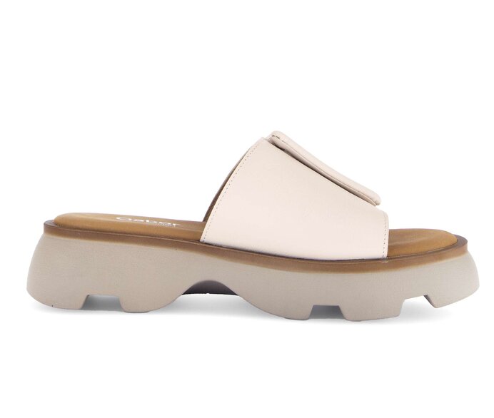 Gabor Pantolette Creme - Glattleder