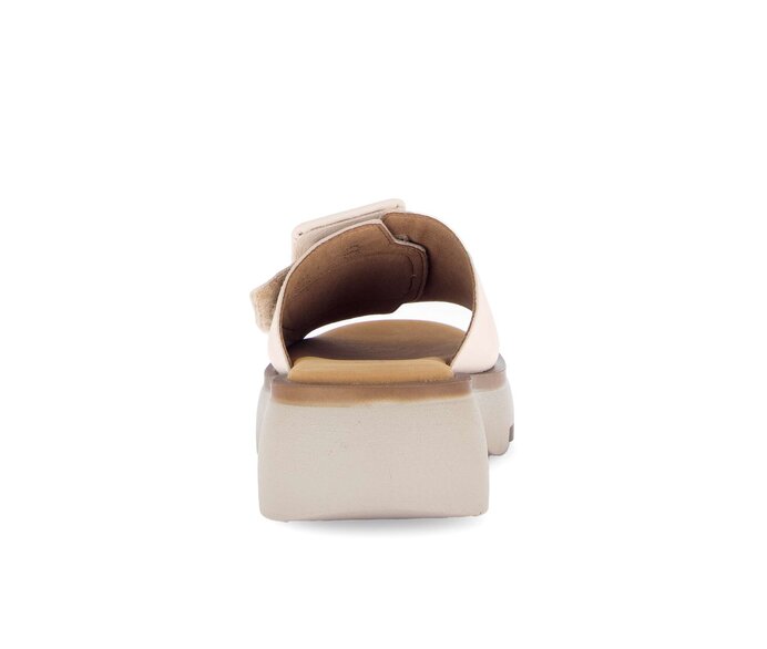 Gabor Pantolette Creme - Glattleder