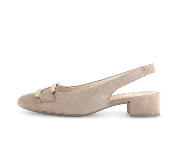 Gabor Slingpumps Beige - Rauleder