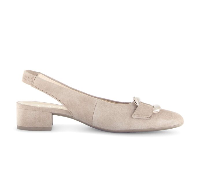 Gabor Slingpumps Beige - Rauleder