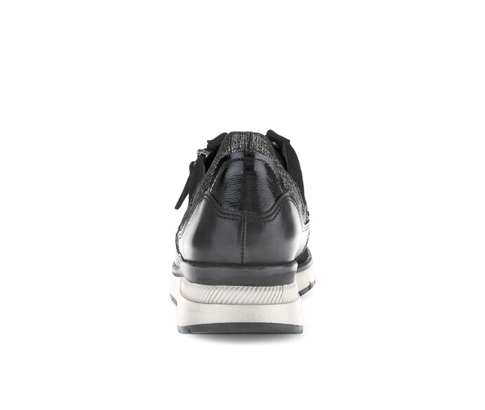 Gabor Sneaker Low Schwarz - Materialmix Leder/Lederimitat