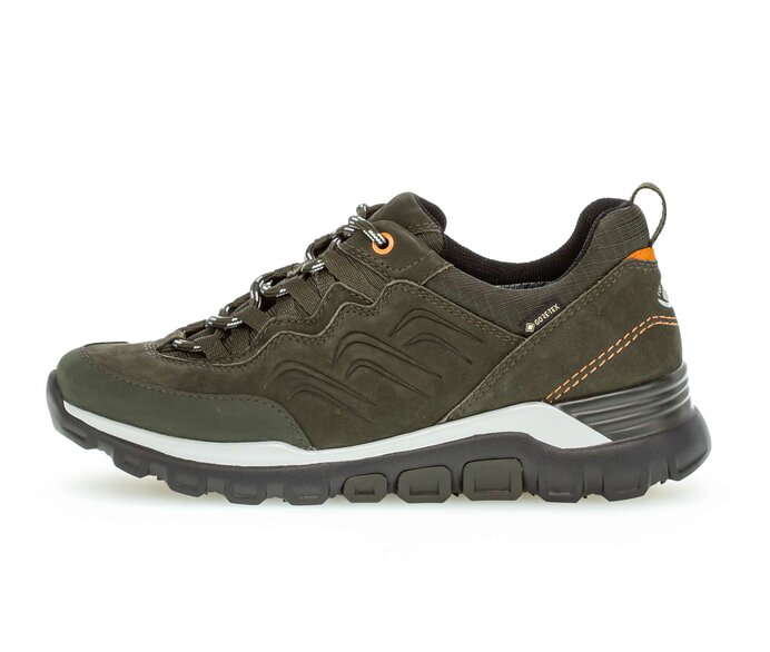 Gabor Sneaker Low Grün - Materialmix Leder/Lederimitat