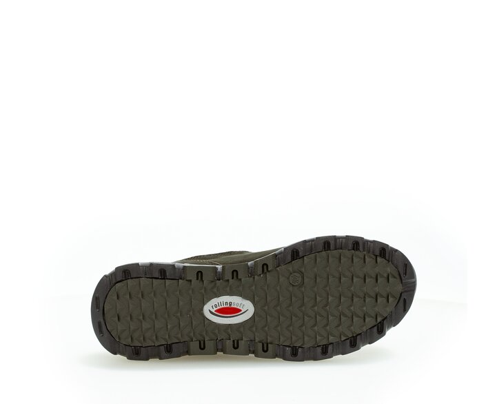 Gabor Sneaker Low Grün - Materialmix Leder/Lederimitat