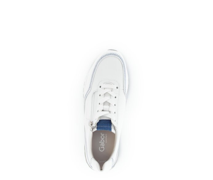 Gabor Sneaker Low Weiß - Glattleder