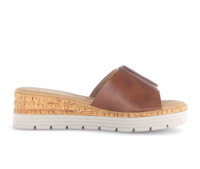 Gabor Pantolette Beige - Glattleder