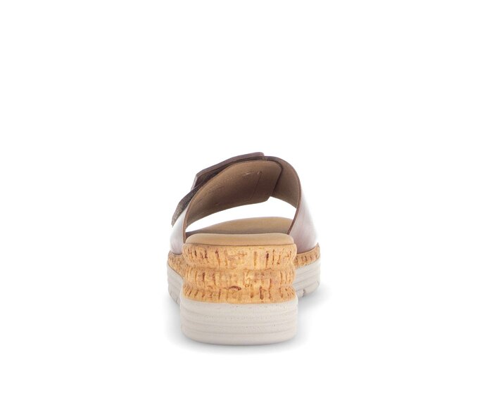 Gabor Pantolette Beige - Glattleder