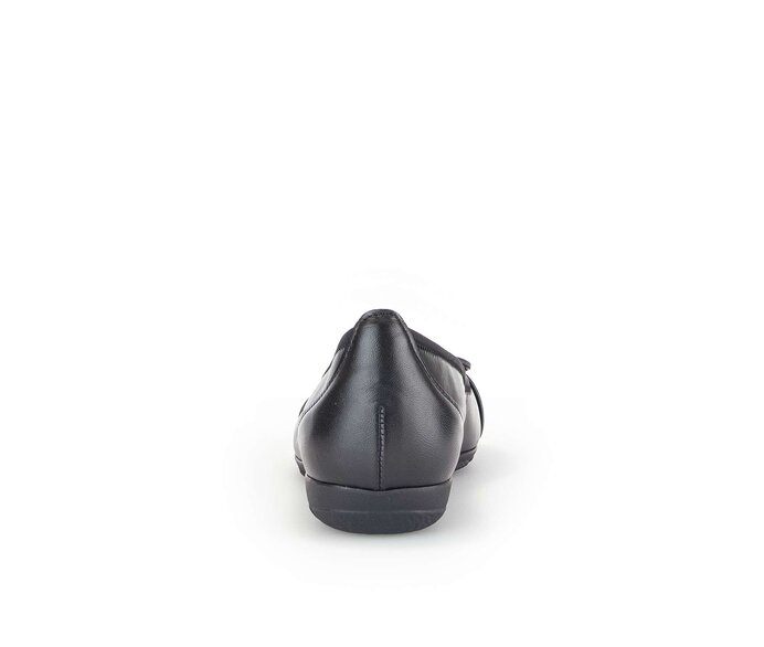 Gabor Sportliche Ballerina Schwarz - Glattleder