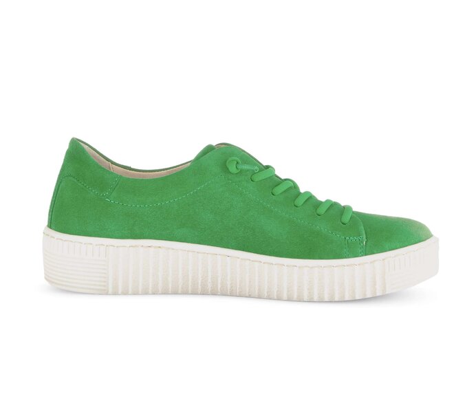 Gabor Sneaker Low Grün - Rauleder