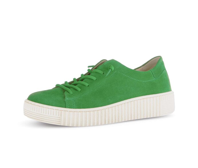 Gabor Sneaker Low Grün - Rauleder