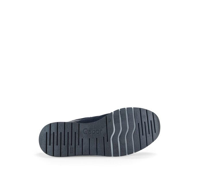 Gabor Sneaker Low Blau - Materialmix Leder/Lederimitat