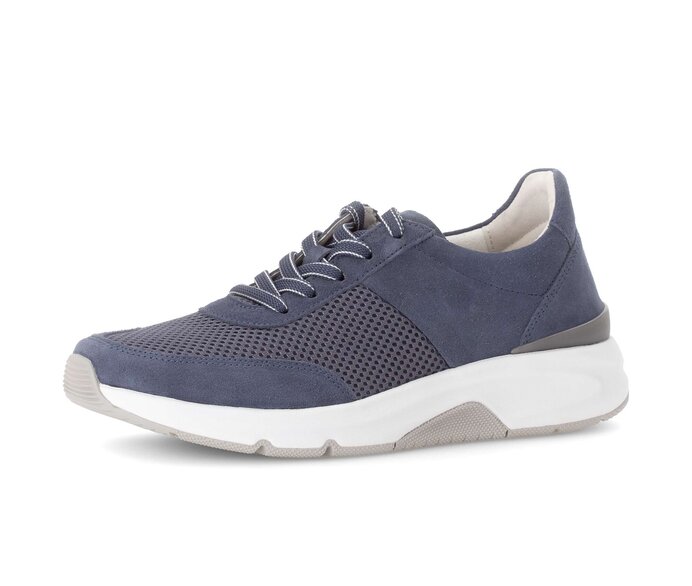 Gabor Sneaker Low Blau - Lederimitat