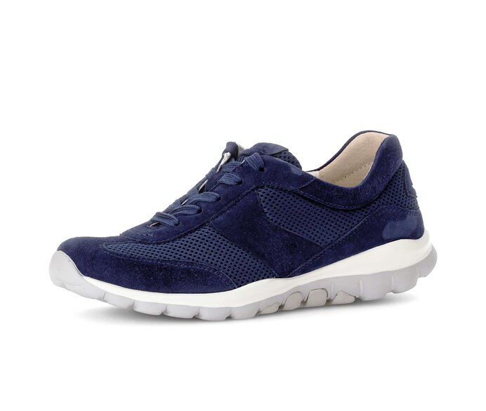 Gabor Sneaker Low Blau - Lederimitat