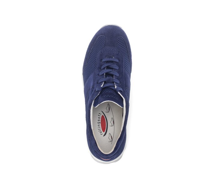 Gabor Sneaker Low Blau - Lederimitat