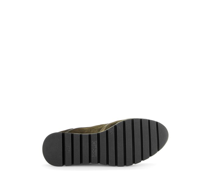 Gabor Sneaker Low Grün - Materialmix Leder