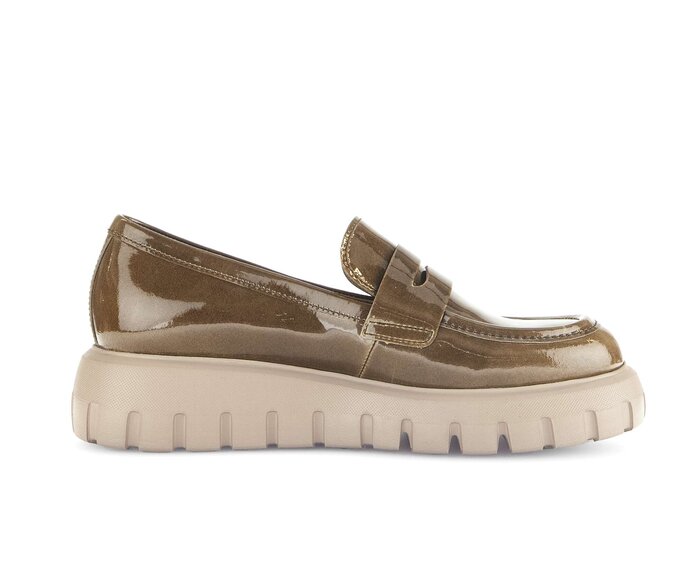 Gabor Loafer Braun - Lackleder