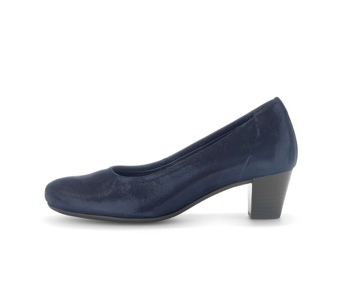 Gabor Eleganter Pumps Blau - Effektleder