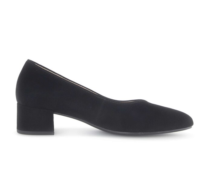 Gabor Eleganter Pumps Schwarz - Rauleder