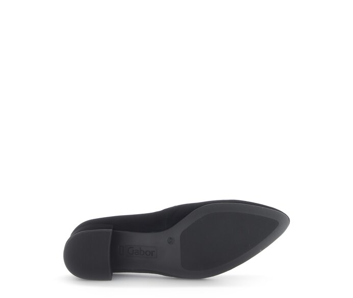 Gabor Eleganter Pumps Schwarz - Rauleder