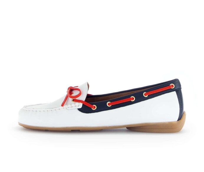 Gabor Slipper Weiß - Glattleder