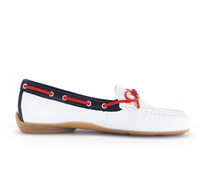 Gabor Slipper Weiß - Glattleder