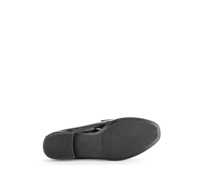 Gabor Slipper Schwarz - Lackleder