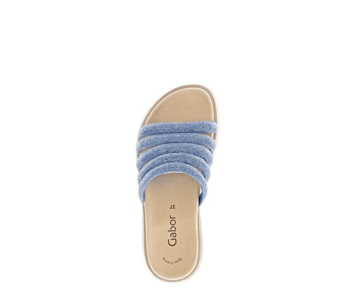 Gabor Pantolette Blau - Textil