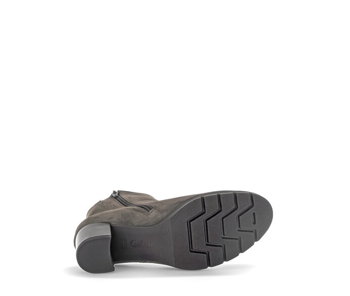 Gabor Plateau Stiefelette Grau - Rauleder